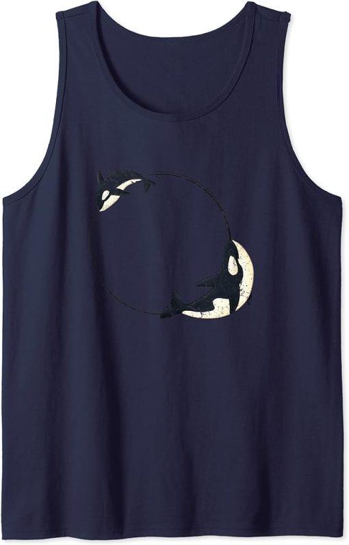 Cool Orcas Whale Sea Animal Cute Orca Lover Tank Top